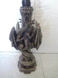 Halloween / Gothic / Medieval -  Double Dragon  -  Candle Holder - Picture 1 of 4