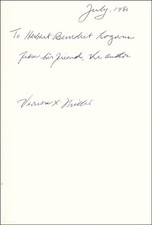 Vernon X. Miller - Inscribed Book Signed 7/1980