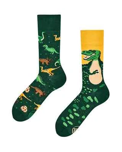 Dinosaur - Colorful Fashion ODD Socks Unisex Crew Socks UK 5-10 - Picture 1 of 3