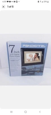 LCD Digital Photo Frame 7 inch Pandigital PAN70-2 Remote Control 128MB 149 Image - Image 1 of 4