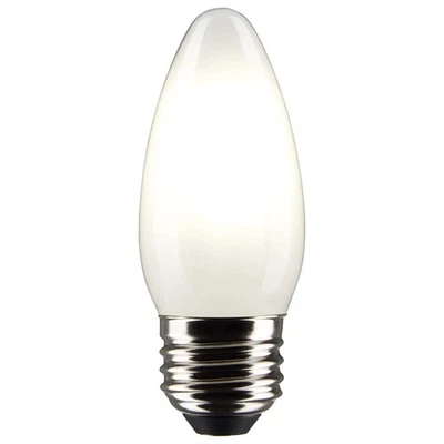 Satco 4w B11 LED 2700K Medium Base Frosted Dimmable - 40w equiv - Image 1 of 2