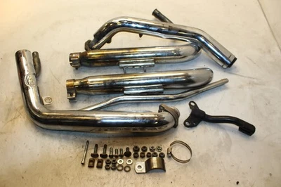 2007 Harley-Davidson Dyna FXDBI Muffler Exhaust Silencer Pipe SET  - Image 1 of 4