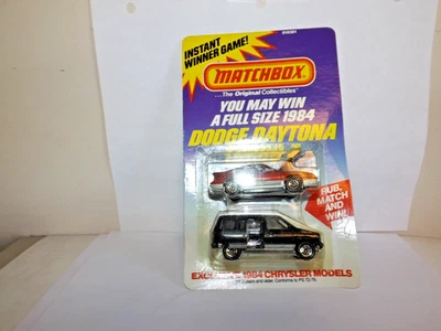 MATCHBOX S/F TWO PACK NO. 010301 28-E DODGE DAYTONA & 68-E DODGE CARAVAN MI PACK - Image 1 of 4