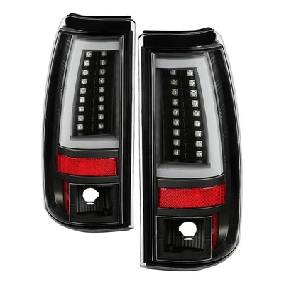 Spyder 5085849 LED Tail Lights Pair -Black for 03–07 Chevy Silverado 1500/2500 - Image 1 of 4
