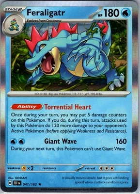 Feraligatr 041/162 Holo Rare SV05: Temporal Forces NM - Image 1 of 2