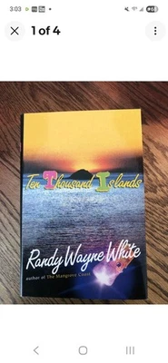 Ten Thousand Islands Signed Copy Randy Wayne White Hardcover Book - Image 1 of 3