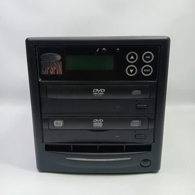 ZipSpin CD/DVD Disc Duplicator C-121-Pro W/ Power Cord Tested And Working - Image 1 of 4