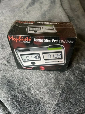 Mephisto Saitek Competition Pro Game Clock – Digital Chess Timer (NEW & SEALED)  - Image 1 of 4