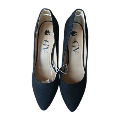 Nuevos zapatos para mujer Gloria Vanderbilt MARILYN negros textiles talla 8 Foto 1 de 4