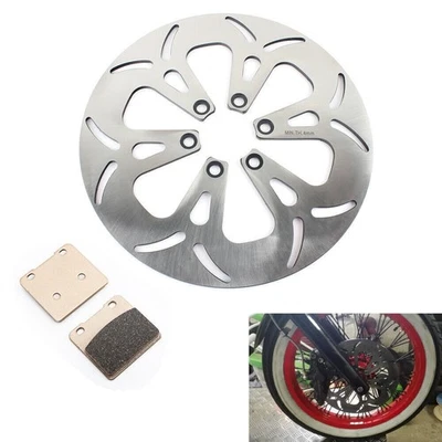 Pastillas de rotor de disco de freno delanteras para Suzuki Intruder 700/750/800/1400 VS1400GLP 87-04 Foto 1 de 4