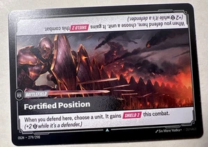 Fortified Position 279/298 Riftbound League Of Legends Origins PACK FRESH - Picture 1 of 2