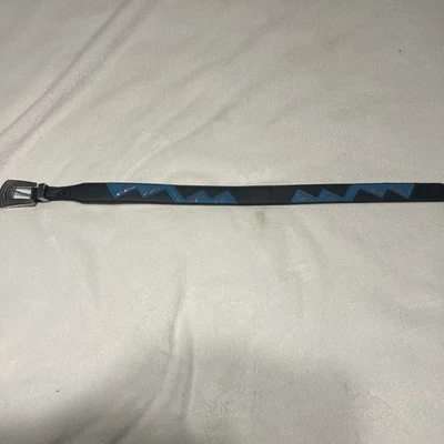 Cinturón de Colección Nocona Cuero Negro Diseño SW Con Hebilla Tono Plateado Talla 30  Foto 1 de 4