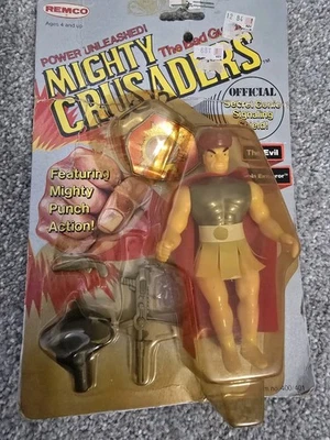 Figura de acción Remco Mighty Crusaders The Evil Brain Emperor 1984 coleccionable  Foto 1 de 4
