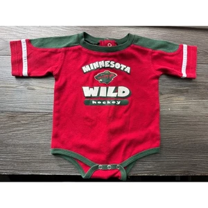 Minnesota Wild NHL Hockey Bebé Niño Body Rojo Verde Talla 18 Meses - Imagen 1 de 4