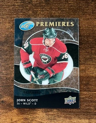 2009-10 Upper Deck Ice Premieres John Scott Rookie /1999 Minnesota Wild #112 - Image 1 of 2