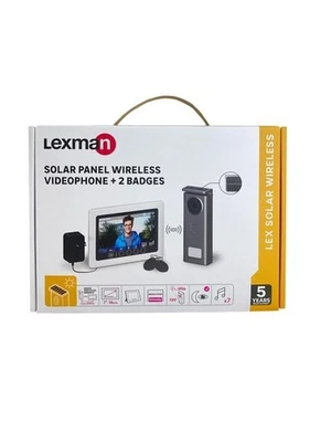 WIRELESS Video Phone Kit Connected Solar Panel, Lexman - Image 1 of 4