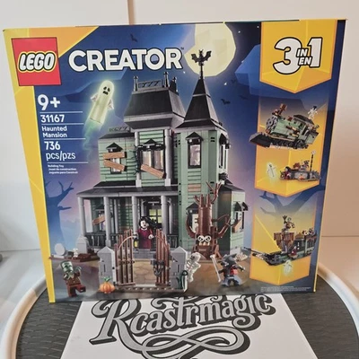 LEGO 31167 Creator 3 In 1 Haunted Mansion Train Ship Halloween NEW SHIPS NOW - Image 1 of 4