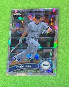 Adam Lind 2011 Topps Chrome 122 Atomic Refractor 194/225 - Picture 1 of 2
