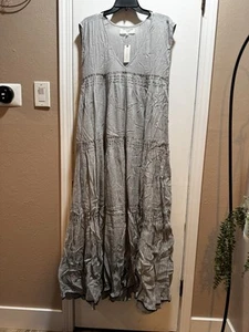NWT Anthropologie Maxi Dress Size L - Picture 1 of 11