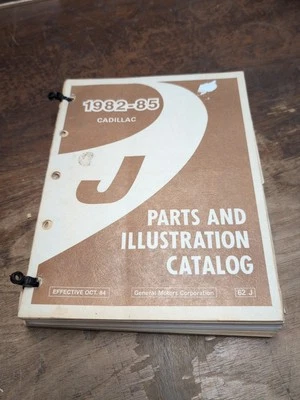 Cadillac J 1982-1985 manual de libro de piezas e ilustraciones Foto 1 de 2