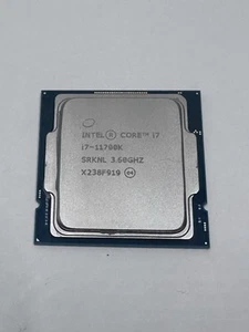 Intel Core i7-11700K CPU Processor 3.6GHz 8-Core LGA 1200 SRKNL - Photo 1/2