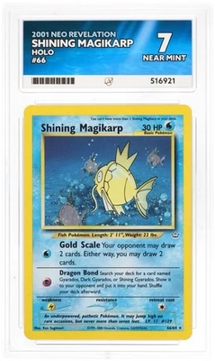 Pokémon TCG Shining Magikarp Neo Revelation 66/64 Holo Unlimited Holo Rare Ace 7 - Image 1 of 2