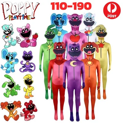 Poppy Playtime Cosplay Kids Costume Outfit Jumpsuit Halloween Book Week Party - image 1 of 4