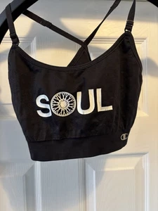 Black Champion Sports Bra Women’s Size M - Picture 1 of 3