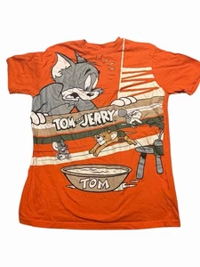 Tom & Jerry Kids Orange Shirt Size XL 18-20 - Picture 1 of 4