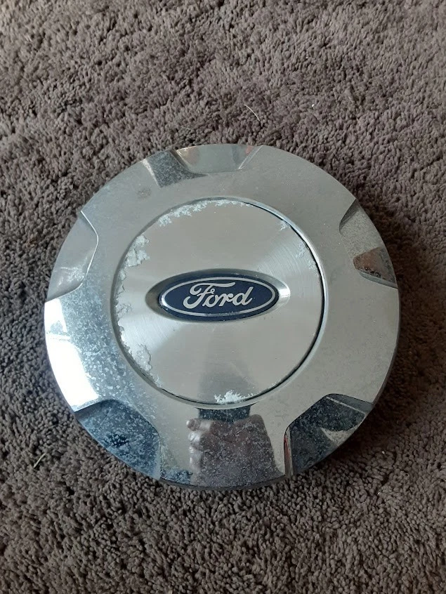 福特 F-150 原始设备制造商车轮中心盖 CHROME FINISH 2009 2010 9L34-1A096-CB — 第 1/1 张图片