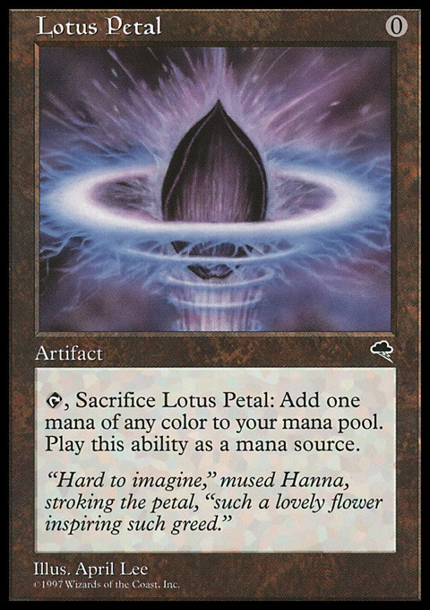 MTG Magic the Gathering Lotus Petal (294/350) Tempest LP - Image 1 of 1