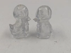 Vtg Ducklings Heavy Plastic Salt and Pepper Shakers No Corks 3” Tall - Picture 1 of 5