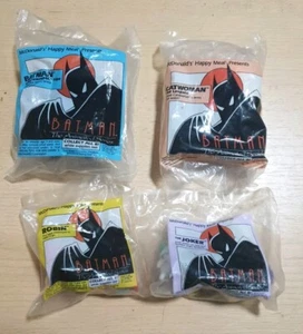 McDonalds Happy Meal Batman Animated Series Toys 1993 Complete Set Of 4 - Picture 1 of 10