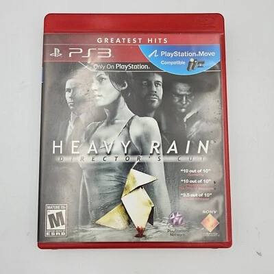Heavy Rain: Director's Cut Videojuegos PS3 - Sony PlayStation 3 Probado y Funciona Foto 1 de 4