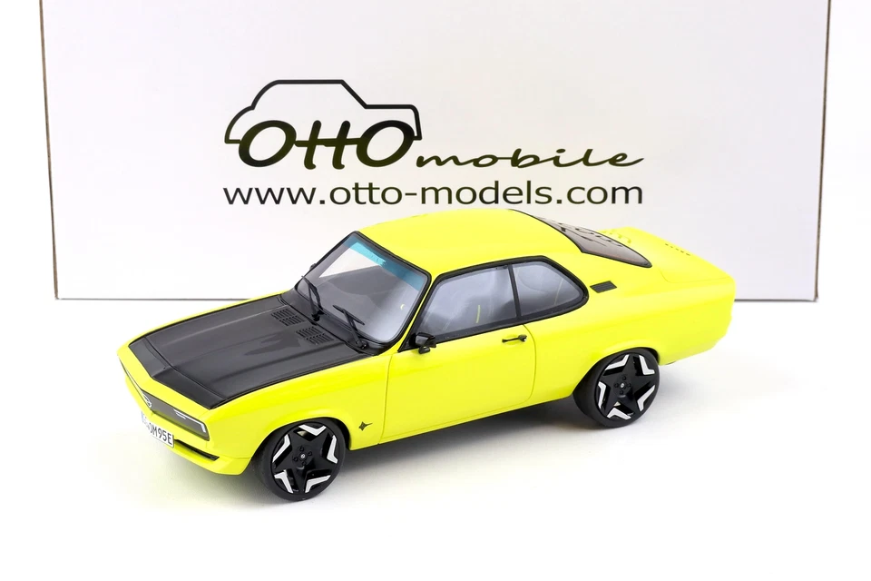 OTTOMOBILE OT434 1 18 Opel Manta GSE Elektromod Yellow 2021 - OTTOMOBILE
