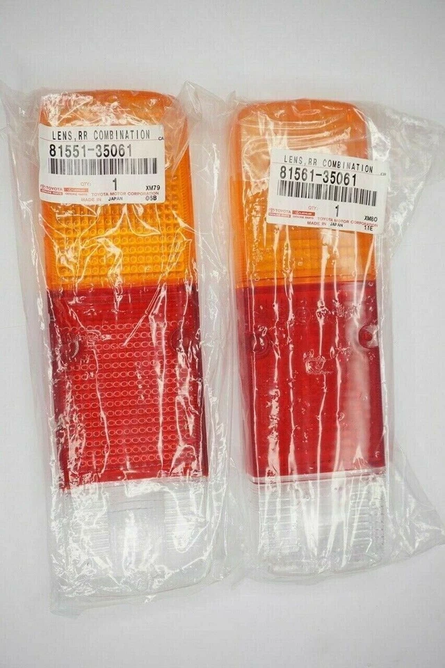 Lentes de luz trasera originales Toyota Land Cruiser 73-84 81551-35061 81561-35061 OEM Foto 1 de 1