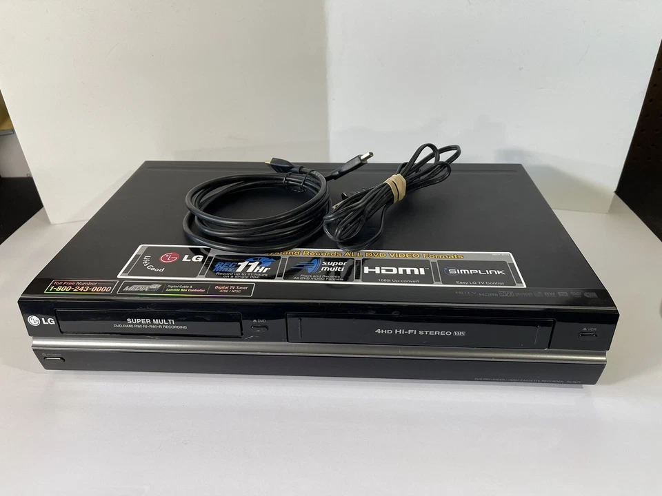 LG RC797T Super Multi DVD Recorder VCR COMBO Digital Tuner No Remote READ - Image 1 of 4