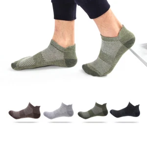 5/10 Pairs 100% Cotton Men's Socks Thermal Casual Soft Sport Hi-Q Low Cut Sock - Picture 1 of 14