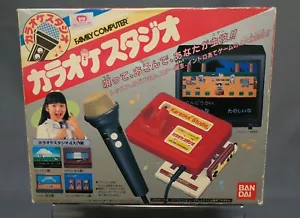 Nintendo Famicom Karaoke Studio Japan Version 1987 Bandai Very Good Condition 15 - Picture 1 of 11
