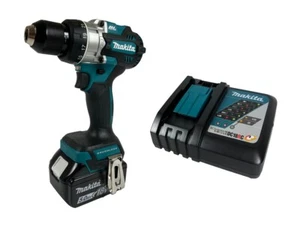 Makita DHP 486 Akku-Schlagbohrschrauber mit Akku 5 Ah und Ladegerät - Bild 1 von 5