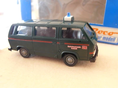 ROCO 1/87 ART.1445 "STUPENDO VOLKSWAGEN T3 BULLI VIGILI DEL FUOCO"BOX ORIGINALE - Immagine 1 di 4