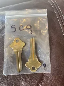 (2) Curtis brand key blanks SC9 SC-9 set of 2 - Picture 1 of 1
