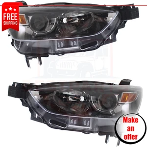 Headlights MA2519173C MA2518173C set of 2 pieces CAPA for 2016-2021 Mazda CX-3 - Picture 1 of 8