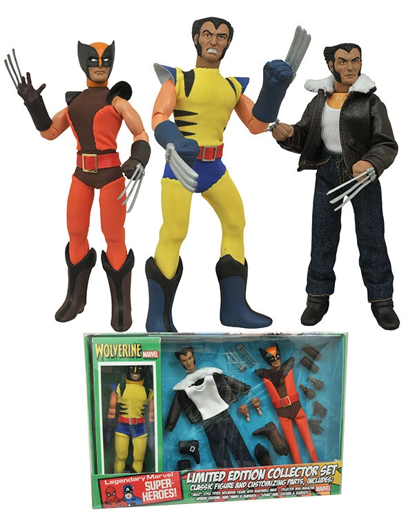 RARE Diamond Select MARVEL RETRO Wolverine 8" Limited Edition Collectors Set MIB - Image 1 of 4