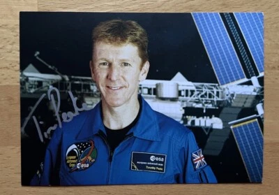 Timothy Peake AK Raumfahrer Autogrammkarte original handsigniert - Bild 1 von 2