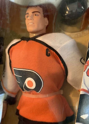 "Figura de coleccionistas Eric Lindros 1997 rara de Philadelphia Flyers de la NHL PRO ZONE 12,5""" Foto 1 de 4