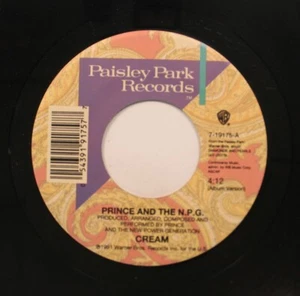 Prince And The N.P.G - Soul / Funk 45 - Cream / Horny Pony On Paisley Park Reco - Picture 1 of 2