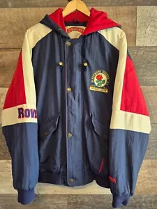 Chaqueta de Equipo Blackburn Rovers Vintage Años 90 Nuez moscada Estilo Americano Grande RARA - Imagen 1 de 16