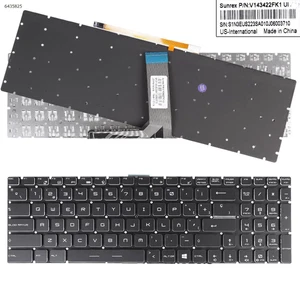 Spanish Keyboard for MSI GT72 GS60 GS70 WS60 GE72 GE62 BLACK Full Colorful Backl - Picture 1 of 6