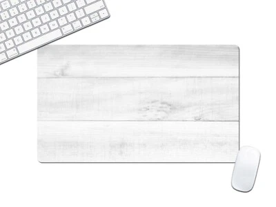 New Computer Desk Pad, Gray Wood Keyboard Mat Multiple Sizes - DMAT4 - Image 1 of 3